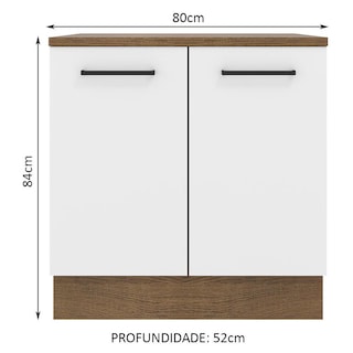 Foto 2 | Foto 2 | Gabinete Bajo Bufetera Madesa Agata 80cm Con Encimera Mb