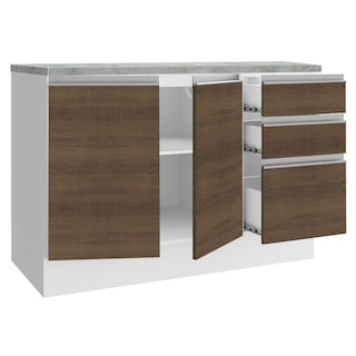 Foto 3 | Foto 3 | Gabinete Bajo Bufetera Madesa Glamy 120cm Con Encimera Bm 02