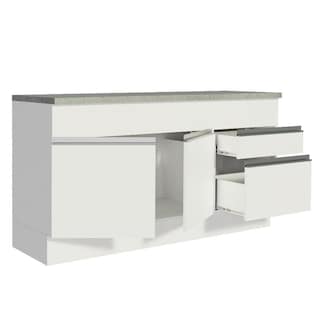 Foto 3 | Foto 3 | Gabinete Bajo Bufetera Madesa Glamy 150cm Con Encimera Bb