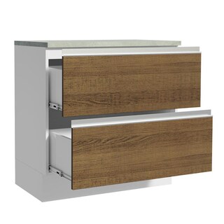 Foto 2 | Foto 2 | Gabinete Bajo Bufetera Madesa Glamy 80cm Con Encimera Bm 01