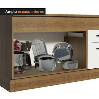 Foto 7 | Foto 7 | Gabinete Bajo Bufetera Madesa Agata 150cm Con Encimera Mb