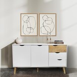 Bufetera Mobi Neva Blanco