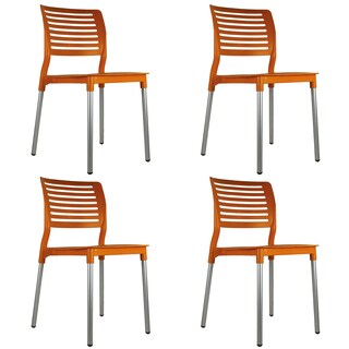 Foto 1 | Foto 1 | Paquete 4 Sillas Mundo In Galeri Comedor Y Jardin Naranja
