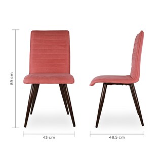 Foto 7 | Foto 7 | Set de 4 Sillas Mundo In Siena Comedor Y Jardin Rosa