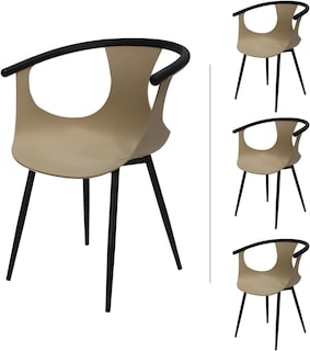 Foto 1 | Foto 1 | Paquete 4 Sillas Mundo In Catanzaro Comedor Y Jardin Beige