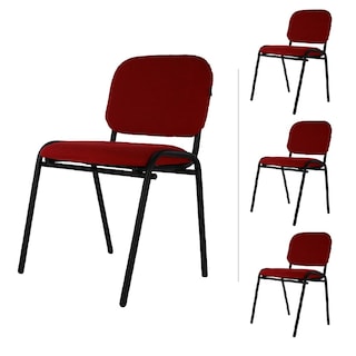 Foto 1 | Foto 1 | Set de Sillas Mundo In 104Z color Rojo 4 Piezas