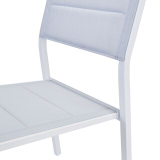 Foto 5 | Foto 5 | Silla De Comedor Resistente Para Jardín O Exteriores De Aluminio