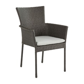 Foto 1 | Foto 1 | Silla de Rattan Noa Gris para Comedor Exterior con Cojín Durable
