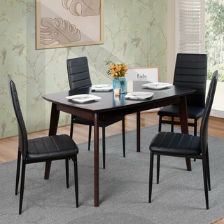 Foto 8 | Foto 8 | 4 Sillas De Comedor Yatahome Ann Kd Black Pvc Dc Negro