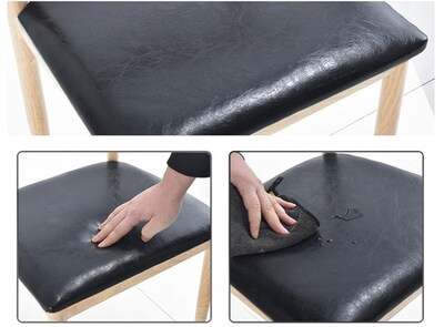 Foto 2 | Foto 2 | 3 Sillas para Comedor de Madera con Descansabrazos Moderna Chocolate