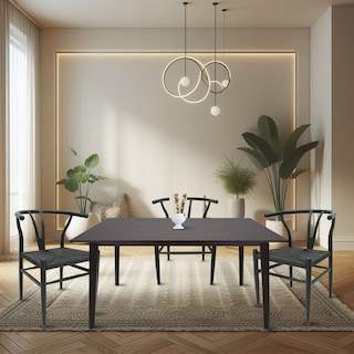 Foto 7 | Foto 7 | Set 4 Sillas Micerino Metal Diseño Ergonómico Minimalista Mundo In Color Negro