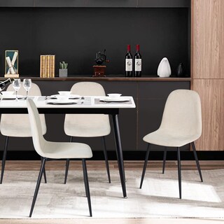 Foto 5 | Foto 5 | Juego De 4 Sillas Comedor Diseño Moderno Yatahome Charlton Beige