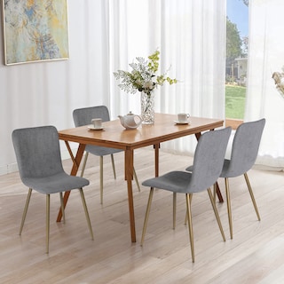 Foto 5 | Foto 5 | Sillas De Comedor De 4 Piezas Yatahome Scargill Gris