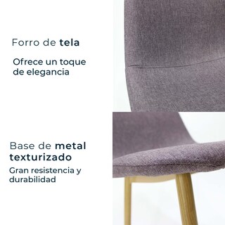 Foto 4 | Foto 4 | Silla Mundo In Muebles Gris