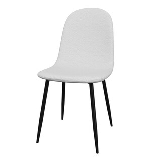 Foto 2 | Foto 2 | Silla de Comedor Alterego Bouclé Blanco