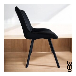 Foto 7 | Foto 7 | Set 2 Sillas Comedor Velvet Tapizada Terciopelo Sala Eames