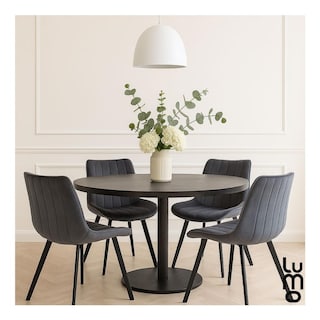 Foto 5 | Foto 5 | Set 2 Sillas Comedor Velvet Tapizada Terciopelo Sala Eames