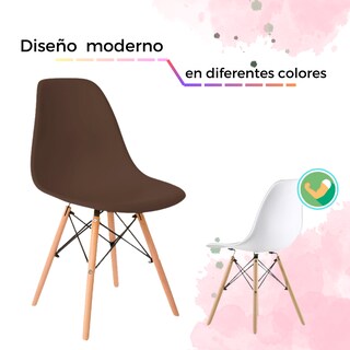 Foto 3 | Foto 3 | Set De 4 Sillas Estilo Eames Comedor Moderna Komfort