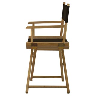 Foto 4 | Foto 4 | Silla Casual Home Director's 18 Con Estructura Natural De Lona Negra - Venta Internacional.