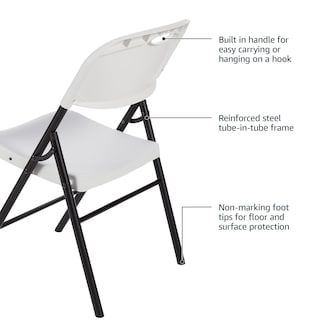 Foto 3 | Foto 3 | Silla Plegable Amazon Basics, Portátil, Plegable, De Plástico, Paquete De 2 - Venta Internacional.
