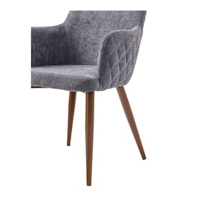 Foto 2 | Foto 2 | Silla Dante Ela Gris Pata Metal Madera