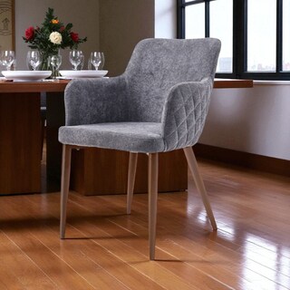 Foto 4 | Foto 4 | Silla Dante Ela Gris Pata Metal Madera