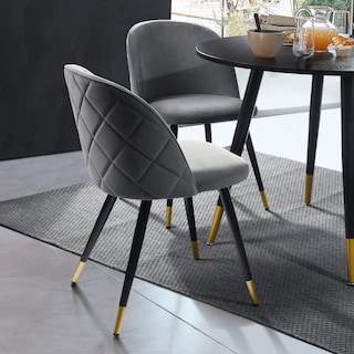 Foto 7 | Foto 7 | Set De 2 Sillas De Comedor Furniturer Zomba Gris 48 X 45.5 X 78 Cm