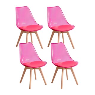 Foto 1 | Foto 1 | Set De 4 Sillas De Comedor Eames Acrílico Komfort