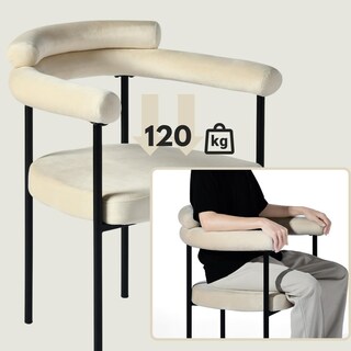 Foto 7 | Foto 7 | Silla De Comedor Tapizadas Silla De Cocina Beige Moderno Gomyhome