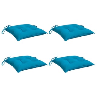 Foto 4 | Foto 4 | Juego De 4 Cojines Para Sillas De Exterior Vidaxl Color Azul Claro Oxford - Venta Internacional.