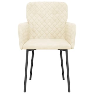 Foto 5 | Foto 5 | Sillas De Comedor Vidaxl Cream Velvet 2 Piezas - Venta Internacional.