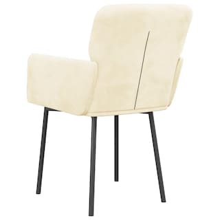 Foto 7 | Foto 7 | Sillas De Comedor Vidaxl Cream Velvet 2 Piezas - Venta Internacional.