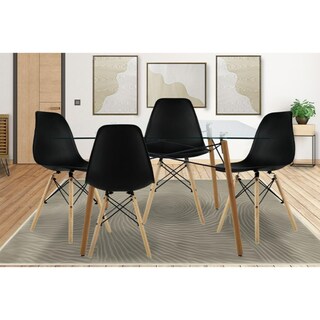 Foto 2 | Foto 2 | Comedor Mundi In Negro con 4 Sillas
