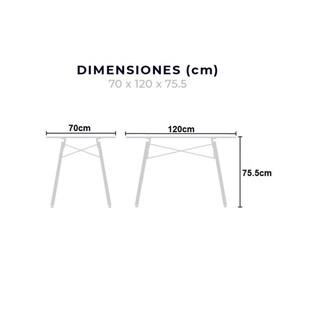 Foto 6 | Foto 6 | Comedor Rectangular T5n Frankfurt Mundo In Cristal 4 Personas Gris