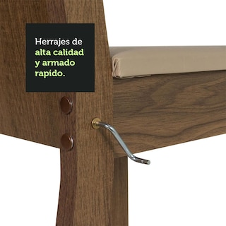 Foto 5 | Foto 5 | Comedor Madesa Café con 4 Sillas