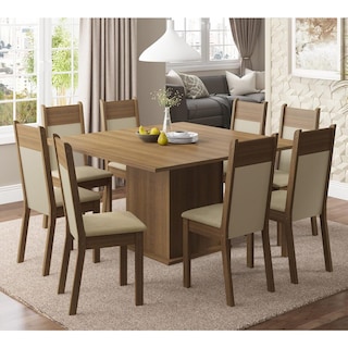 Foto 2 | Foto 2 | Comedor Madesa Panamá Tapa Madera con 8 Sillas Marrón