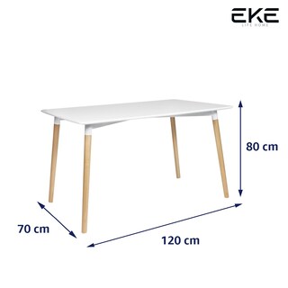 Foto 5 | Foto 5 | Mesa Rectangular Eames EKE Life Home GC018 Blanca