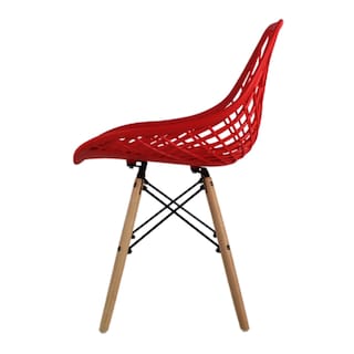 Foto 3 | Foto 3 | Comedor Rectangular T5 Vento Mundo In Cristal 4 Personas Color Rojo