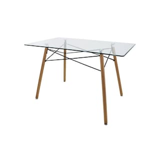 Foto 4 | Foto 4 | Comedor Rectangular T5 Vento Mundo In Cristal 4 Personas color Blanco