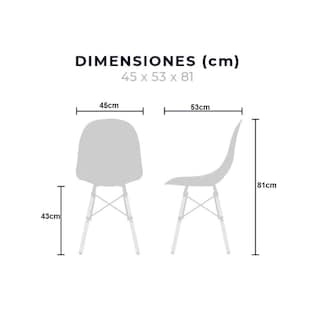 Foto 7 | Foto 7 | Comedor Rectangular T5 Trendy Mundo In Cristal 4 Personas color Negro