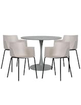 Comedor Circular Mundo In Vittoria para 4 Personas Multicolor