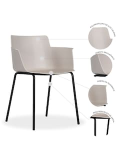 Foto 4 | Foto 4 | Comedor Circular Mundo In Vittoria para 4 Personas Multicolor