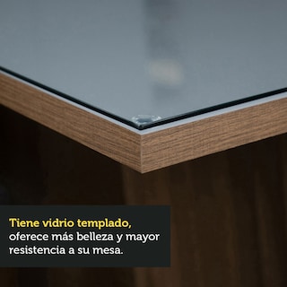 Foto 6 | Foto 6 | Juego de Comedor Mesa Tablero de Vidrio 6 Sillas Madesa Alexis Gris