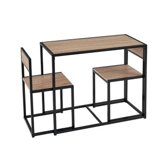 Foto 3 | Foto 3 | Juego de Comedor 3 Piezas Ilios Innova WH-23 Industrial Marrón