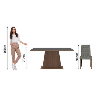 Foto 8 | Foto 8 | Juego de Comedor Ashley Madesa Madera 4 Sillas