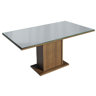 Foto 5 | Foto 5 | Juego de Comedor con Mesa de Vidrio y 6 Sillas Madesa color Marrón