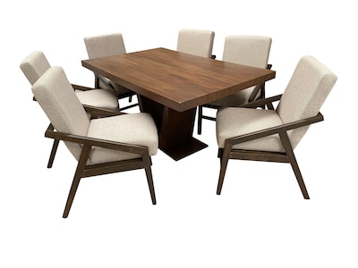 Foto 4 | Foto 4 | Comedor Salvanto Denver Marrón con 6 Sillas