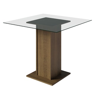Foto 5 | Foto 5 | Juego de Comedor Madesa Mesa con Tapa de Cristal y 4 Sillas Noemí Rústico Imperial