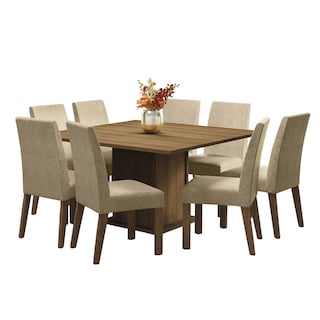 Foto 1 | Foto 1 | Comedor Madesa Beige con 8 Sillas
