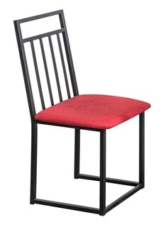 Foto 3 | Foto 3 | Comedor Mobilkraft Naya Rojo 4 Sillas Tubulares